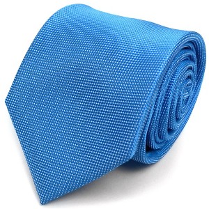 Boy's Solid Color Microfiber Poly Woven 2.5 Inch Wide And 49 Inch Long Necktie - 1 of 4