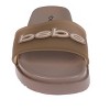 bebe Women's Casual Pool Slide Sandals with Translucent Upper and Logo Patch - 4 of 4