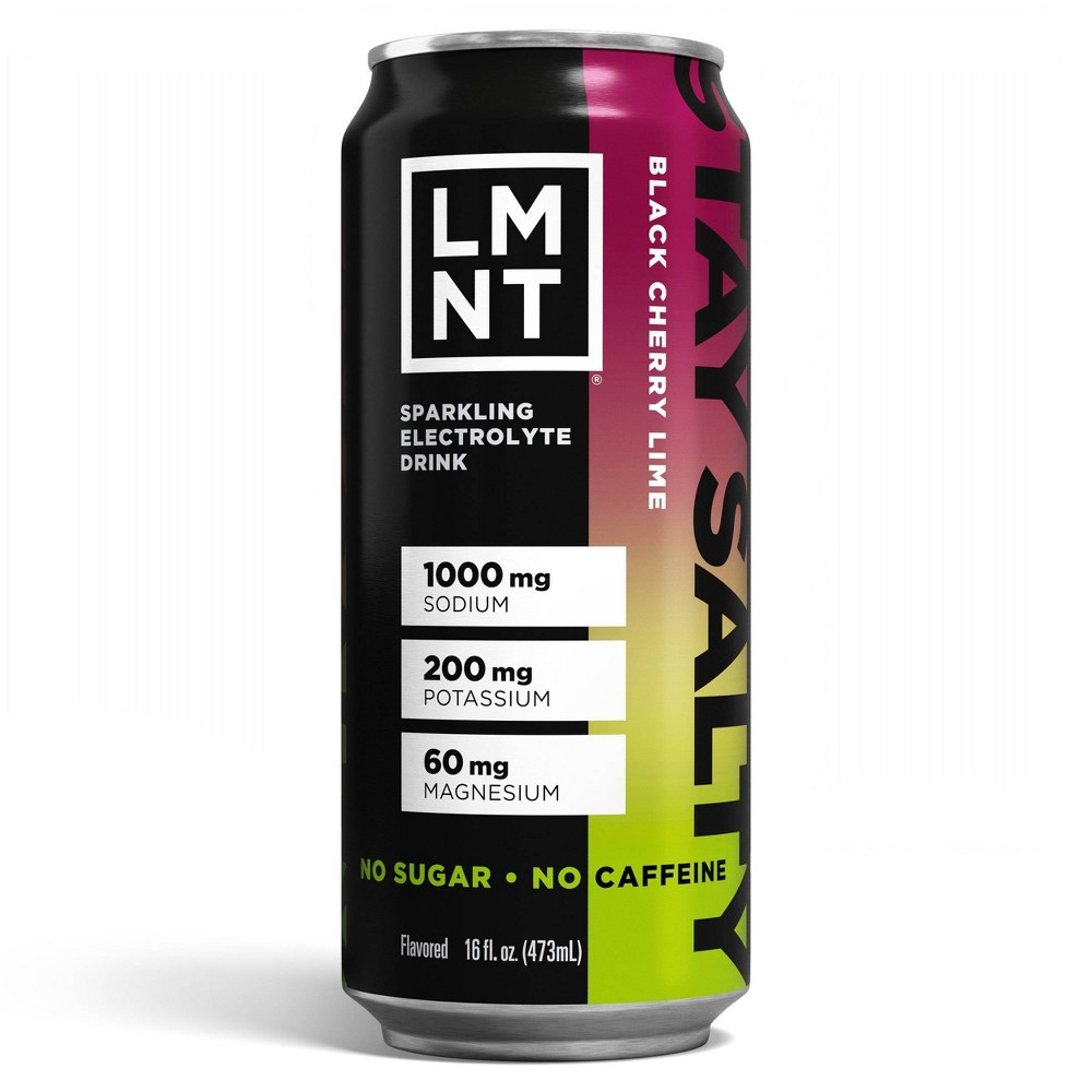 LMNT Zero-Sugar Electrolytes Single Black Cherry Lime Sport Drink - 16 fl oz