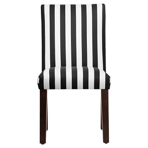Printed Parsons Dining Chair White/Black - Threshold , Adult Unisex
