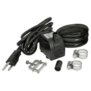 Design Toscano Ul-Listed, Indoor/Outdoor, 120 Gph Pump Kit - Black - 1 of 2