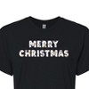 Women's - Winnie the Pooh - Merry Christmas Characters Cropped Graphic T-Shirt - 2 of 4