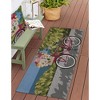 Liora Manne Marina Garden Indoor/Outdoor Pillow.. - 2 of 4