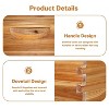 Acekool 10-Frame Langstroth Beehive Starter Kit, Wax-Coated Bee Box Set with 2 Deep Brood and 1 Medium Super, Frames & Foundation - 3 of 4