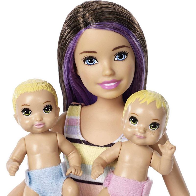 Barbie Skipper Babysitters Inc Nap &#39;n&#39; Nurture Nursery Dolls and Playset, 5 of 19
