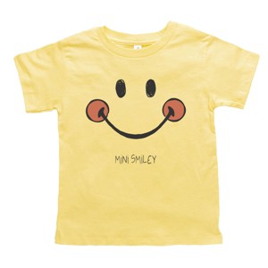 The Juniper Shop Mini Smiley Smile Outline Toddler Short Sleeve Tee - 1 of 4