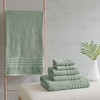 Vynxaria Green Sustainable Antimicrobial 6 Piece Towel Set - 2 of 4