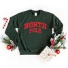 North Pole Varsity Arched Distressed -  Women's Graphic Sweatshirt - 2 of 4