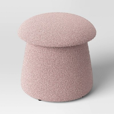 Mushroom Storage Ottoman Pink - Room Essentials™