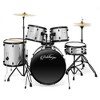 Ashthorpe 5-Piece Full-Size Complete Adult Drum Set with Remo Batter Drumheads - 2 of 4