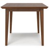 WyndenHall Fairway Rectangle Dining Table Walnut: Solid Wood, 6-Seater, Contemporary Style, 1-Year Warranty - image 2 of 4