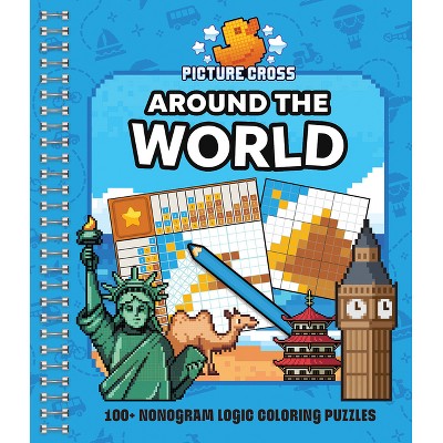 Picture Cross Around the World - by  Cottage Door Press (Spiral Bound)