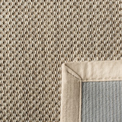 Marble Beige Handwoven Jute and Sisal 8' x 10' Area Rug