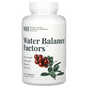 Michael's Naturopathic Water Balance Factors, 120 Vegetarian Tablets - 1 of 2