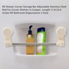 Topteng 2 Pack Metal Towel Bar for Bathroom & RV Shower Corner - 4 of 4