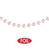 Beistle Foil Leaves Garland, 11', (2/Pkg) Pink - 4 of 4