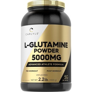 Carlyle L Glutamine Powder 5000mg | Unflavored | 2.2 lbs - 1 of 4