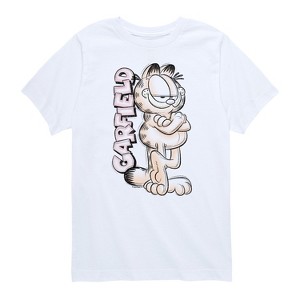 Boys' - Garfield - Logo Vertical Short Sleeve Graphic T-Shirt - 1 of 4