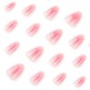 LOVELAY CREATIONS Pink Aura Short Almond Press-On Nails with Cute Design - 4 of 4