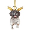 Design Toscano Honor the Pooch: Pointer Holiday Dog Angel Ornament - 3 of 4
