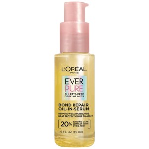 L'Oreal Paris EverPure Bond Repair Hair Oil-in-Serum and Heat Protectant - 1.6 fl oz - 1 of 4