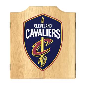 Cleveland Cavaliers Logo Dart Board Cabinet Set