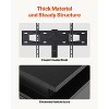 VEVOR 52" TV Stand with Mount for up to 75 in TVs, Entertainment Center with Power Outlet, Height Adjustable, Black - 3 of 4