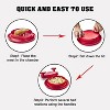 Attop Meat slicer, chicken slicer, meat slicer tool, meat slicer with handle and non-slip base, replacement meat slicer, red all-in-one - 4 of 4