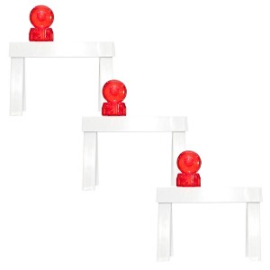 Set of 3 Barricades With Lights for WWE & AEW Wrestling Action Figures - 1 of 2