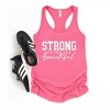 Simply Sage Market Women's Strong Is The New Beautiful Racerback Tank - 2 of 4