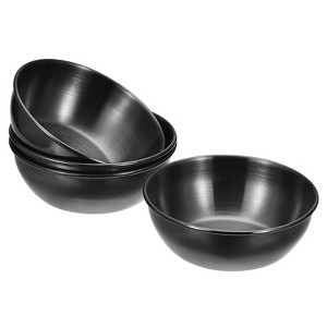 Unique Bargains Thick Stainless Steel Condiment Dishes for Kitchen Restaurant 3.2" Dia - 1 of 4