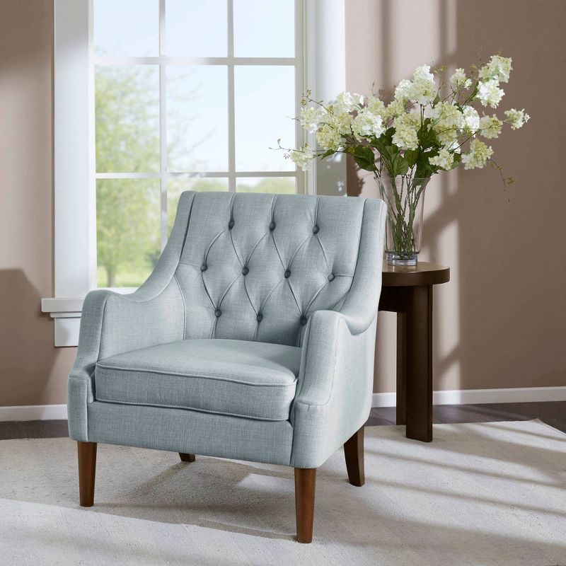 Cassie Button Tufted Accent Chair - Madison Park, 3 of 10