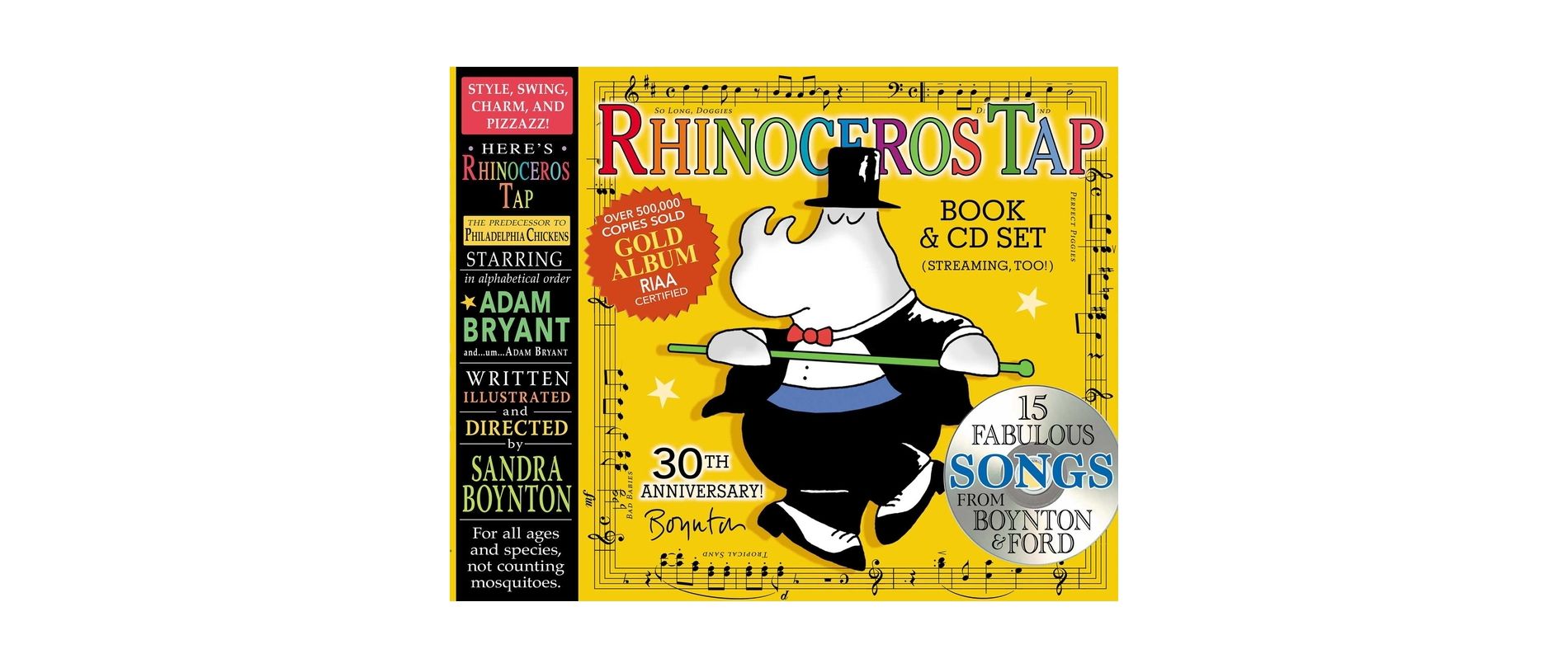 Rhinoceros Tap - by  Sandra Boynton (Hardcover)