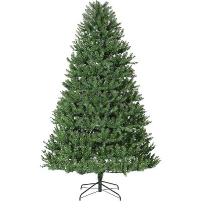 5ft/6ft/7ft Artificial Christmas Tree, with Realistic Pine & Sturdy Metal Stand, Christmas Tree Holiday Decoration, DIY Christmas Decor
