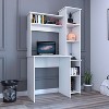 NicBex 38.7 Inch Computer Home Office Desk with 2 Superior Shelves and 5 Cubbies - 2 of 4