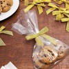 Bright Creations 100-Pack Twist Tie Bows, Metallic Gold Pre-Tied Satin Ribbon for Gift Wrap Bags Boxes, Party Favors, Baked Goods, Crafts, 2.5x3 in - 4 of 4
