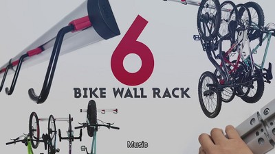 PRO BIKE TOOL Support mural pour vélo pour 3 ou 6 vélos - Support mural  réglable