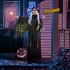 SEVOBAL 6FT Halloween Standing Decoration Activated Sound and Sway Durable Synthetic Weather-Resistant Neighborhood Highlights, Black, 46"*24"*32" - 4 of 4