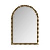 CAVINAS Retro Bathroom Mirror,Antique Silver Vanity Mirror,Wall Mirror with Iron Frame,Bathroom and Living Room Decor - 3 of 4