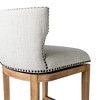 Maven Lane Hugo Fabric Wingback Bar Height Stool - 4 of 4