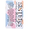 Dicksons Sisters in Christ, Sisters by Heart, Multicolor 3.8 x 2.5 Inch Laminated Cardstock Pocket Card Bookmark; Pack of 12 - 2 of 2