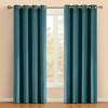Collections Etc Lyon Grommet Top Elegant Velvet Curtain Panel - 2 of 3
