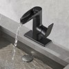 Cobbe Single Hole Bathroom Faucet with Deck Plate, Single Handle Bathroom Sink Faucet - 4 of 4