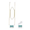Unique Bargains Stainless Steel Invisible Design Tip Protector Wall Plate Hangers - 4 of 4