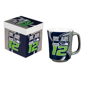 Seattle Seahawks, 14oz  Ceramic with Matching Box - 1 of 4