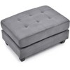 Passion Furniture Malone Tufted Ottoman - 3 of 4