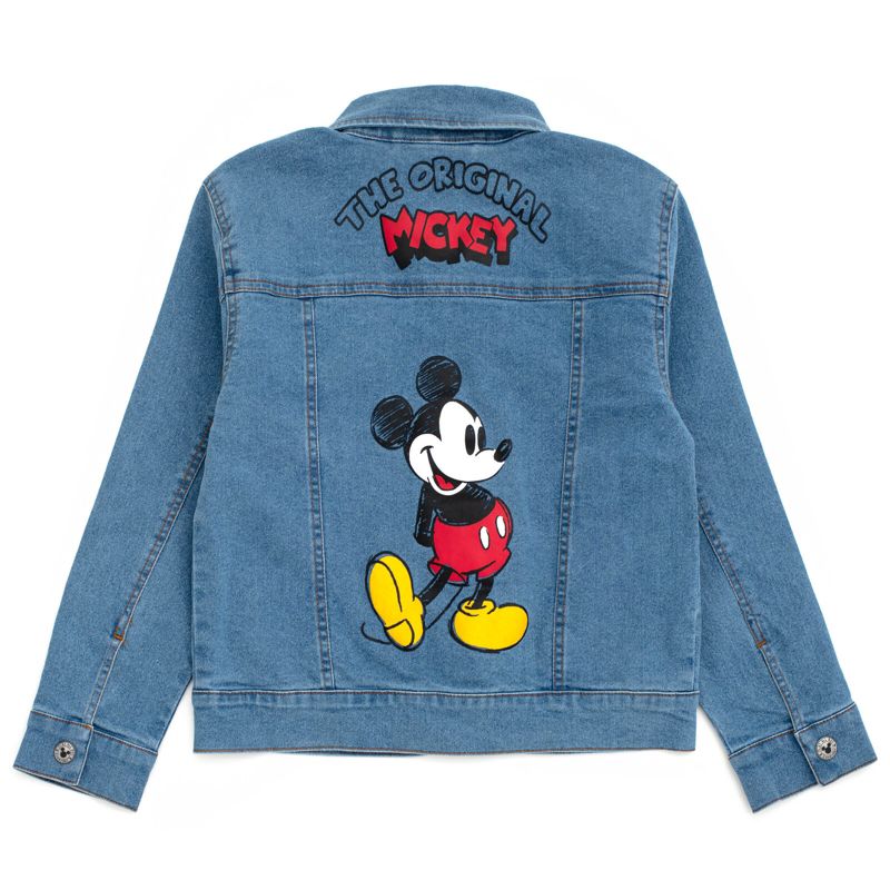 Disney Mickey Mouse Denim Jacket Overalls Shortalls Pants Infant to Big Kid, 2 of 5