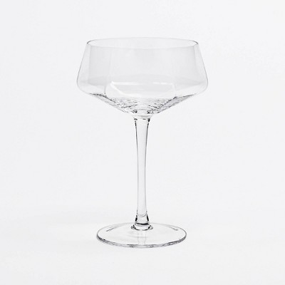 over&back 11 fl oz Facet Coupe Glass