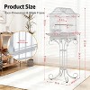 Coucheta Large Bird Cages - Spacious Metal Aviaries with Rolling Stands, Removable Trays & Accessories for Various Pet Birds in Multiple Styles - 3 of 4