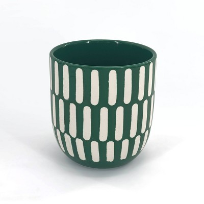 Ceramic Planter Green - Bullseye's Playground™